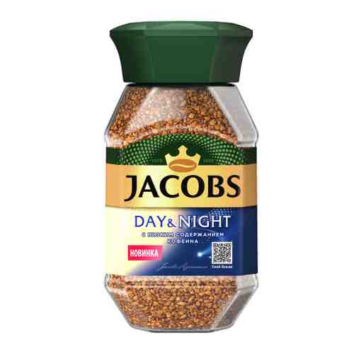 Кофе Jacobs Day & Night растворимый декофеинизированный 95 г арт. 3515654