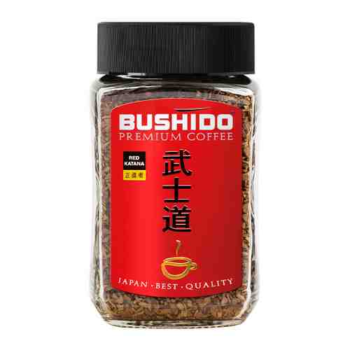 Кофе Bushido Red Katana растворимый сублимированный 100 г арт. 3356980