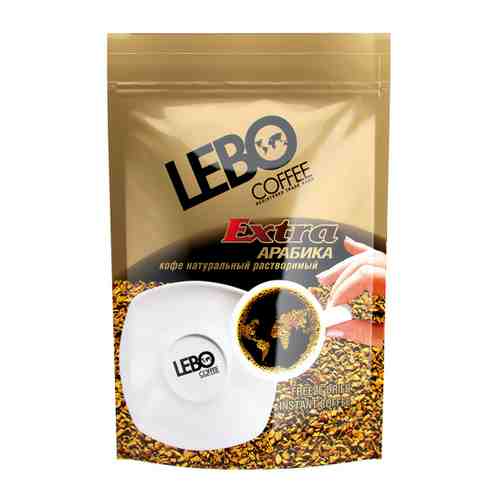 Кофе Lebo Extra растворимый сублимированный в вакуумной упаковке 100 г арт. 3387089