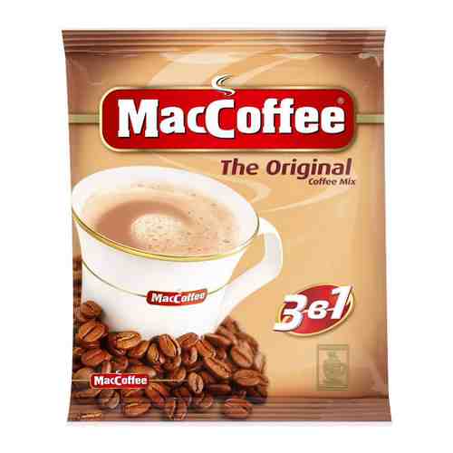 Напиток MacCoffee The Original кофейный порционный растворимый 3 в 1 25 пакетиков по 20 г арт. 3065946