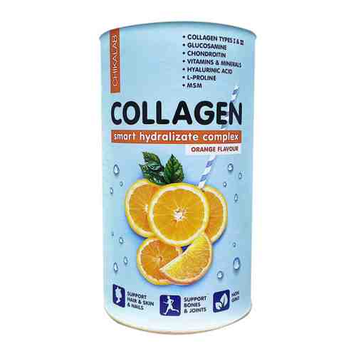 Коктейль Chikalab протеиновый Collagen Апельсиновый 400 г арт. 3448989