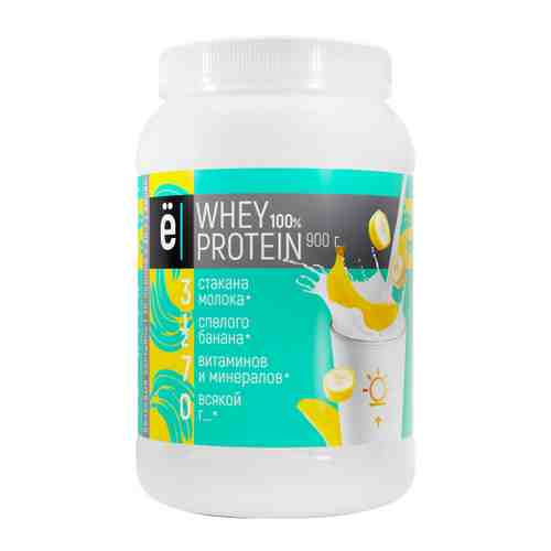 Коктейль Ёбатон белковый Whey protein со вкусом банана 900 г арт. 3520753