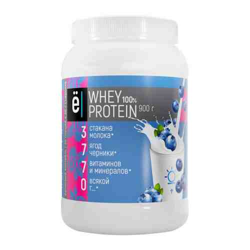 Коктейль Ёбатон белковый Whey protein со вкусом черники 900 г арт. 3520757