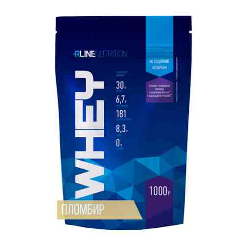 Коктейль RLine Whey протеиновый со вкусом пломбира 1 кг арт. 3398577