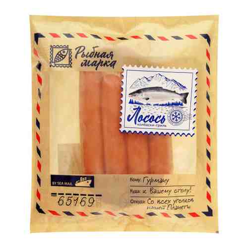 Колбаски-гриль из лосося Рыбная марка замороженные 400 г арт. 3433270