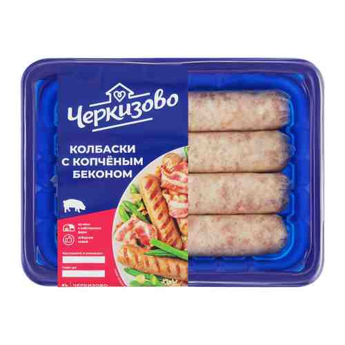 Колбаски из свинины Черкизово с копченым беконом охлажденные 360 г арт. 3439768