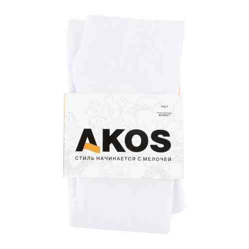 Колготки детские Akos белые рост 110-116 см арт. 3419802