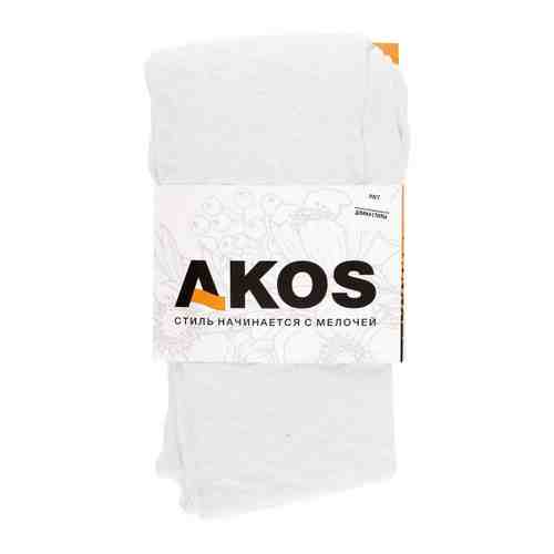 Колготки детские Akos Волна ажурные белые рост 122-128 см арт. 3419750