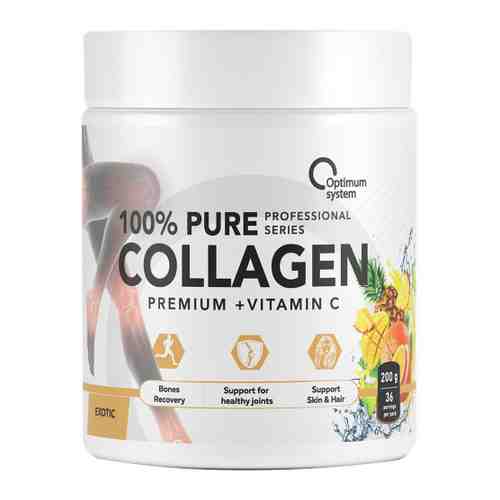 Коллаген Optimum System 100% Pure Collagen Powder exotic 200 г арт. 3457387