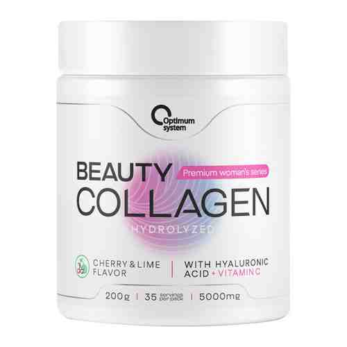 Коллаген Optimum System Collagen Beauty Powder cherry-lime 200 г арт. 3457383