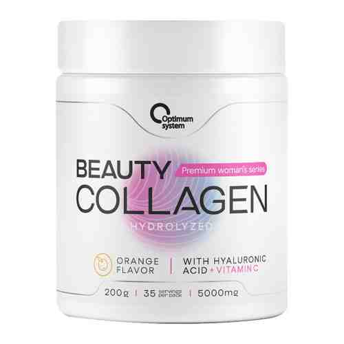 Коллаген Optimum System Collagen Beauty Powder orange 200 г арт. 3457384