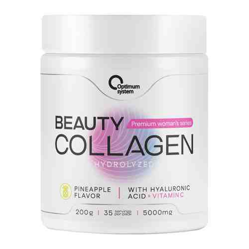 Коллаген Optimum System Collagen Beauty Powder pineapple 200 г арт. 3457379