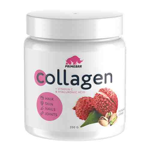 Коллаген Primebar Collagen со вкусом фисташки и личи 200 г арт. 3488078