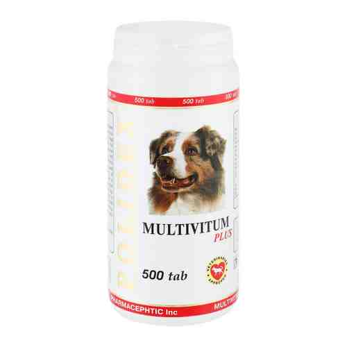 Комплекс поливитаминно-минеральный Polidex Multivitum plus для щенков и собак мелких и средних пород 500 таблеток арт. 3485948