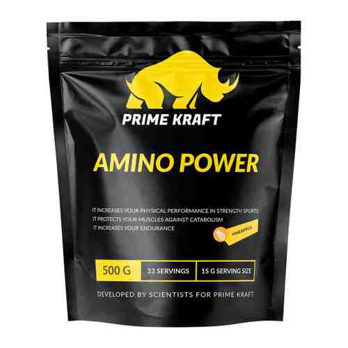Комплекс предтренировочный Prime Kraft Amino Power со вкусом Ананас 500 г арт. 3488079