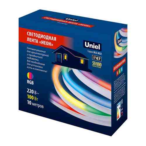 Комплект Uniel светодиодной ленты 10 м Cетевой шнур 1.5 м арт. 3480900
