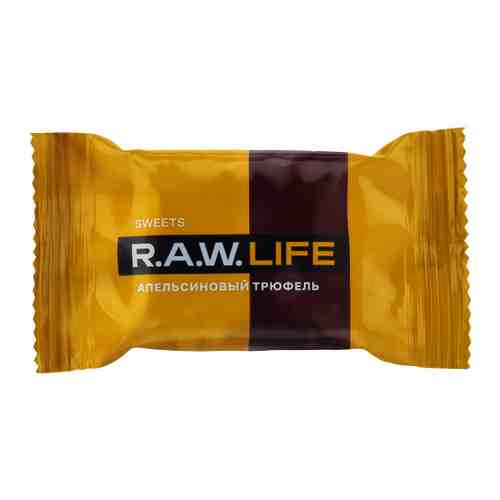 Конфета Raw Life Апельсиновый трюфель 18 г арт. 3377506