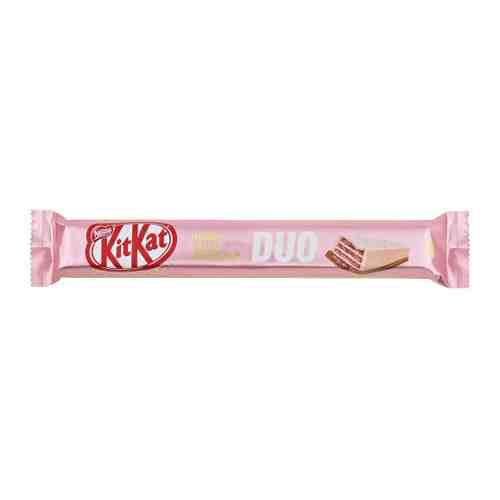Шоколад KitKat Senses Rose Gold Edition Taste of strawberry белый и молочный со вкусом клубники с хрустящей вафлей 58 г арт. 3516026