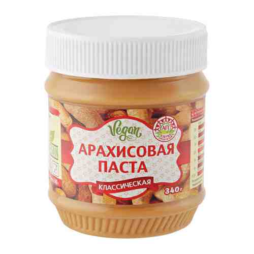 Паста Азбука Продуктов арахисовая классическая 340 г арт. 3403727