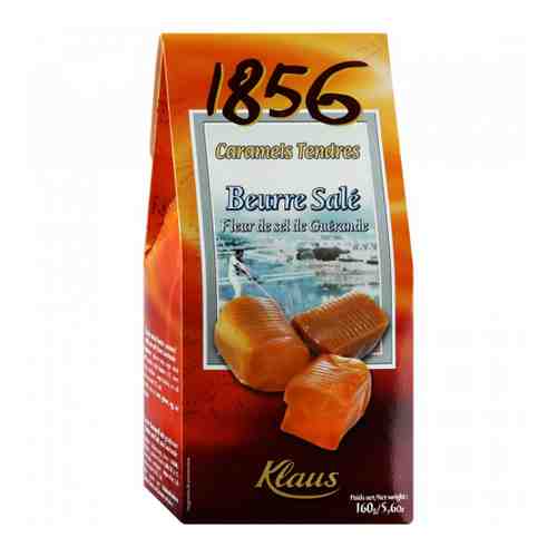 Карамель Klaus с соленым маслом Бретань 160 г арт. 3362817