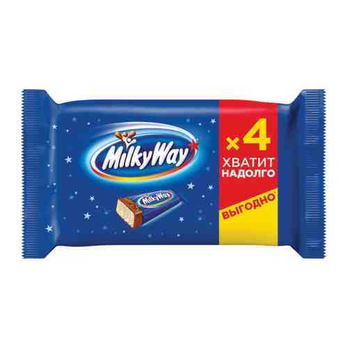 Батончик Milky Way шоколадный 4 штуки по 26 г арт. 3431541