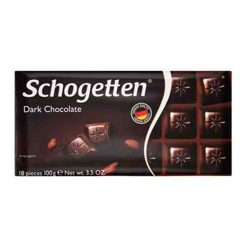 Шоколад Schogetten темный 100 г арт. 3398516