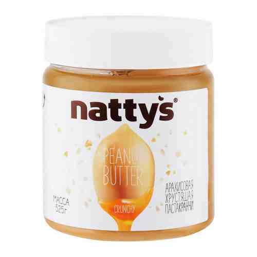 Паста Nattys Crunchy арахисовая с кусочками арахиса и медом 525 г арт. 3421071