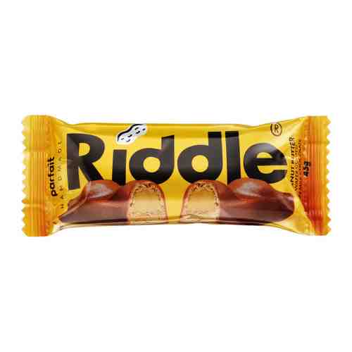 Батончик Riddle вафельный с арахисовой пастой в молочном шоколаде 45 г арт. 3516154