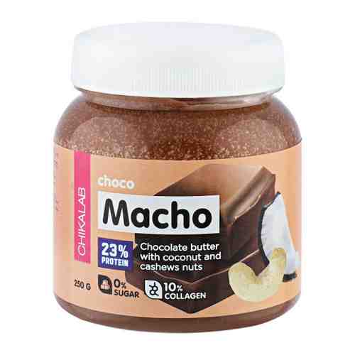 Паста Chikalab Choco macho шоколадная с кокосом и кешью 250 г арт. 3448951