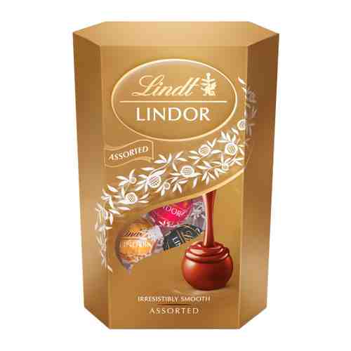 Набор шоколадный Lindt Lindor ассорти горький-молочный с начинкой 337 г арт. 3064359