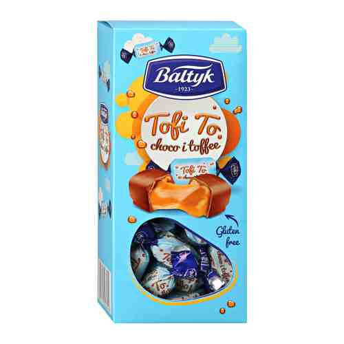 Конфеты Baltyk Tofi To мягкая карамель в молочном шоколаде 180 г арт. 3508433