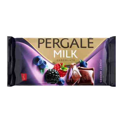 Шоколад Pergale молочный с начинкой из лесных ягод 100 г арт. 3381019