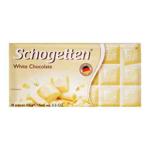 Шоколад Schogetten белый 100 г арт. 3398521