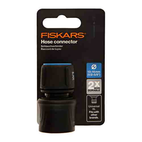 Коннектор Fiskars FiberComp для шланга 13-15 мм 1/2-5/8 арт. 3439465
