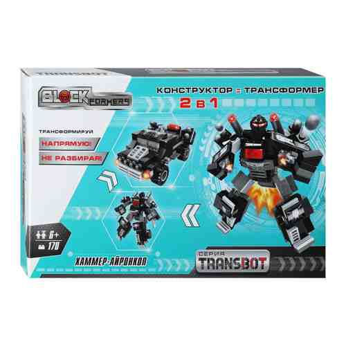 Конструктор 1toy Blockformers Transbot Хаммер-Айронкоп (170 деталей) арт. 3424065