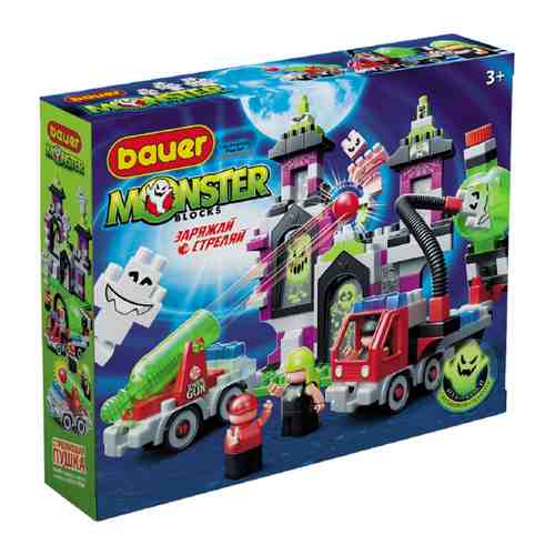 Конструктор Bauer Большой дом с привидениями Monster Blocks арт. 3450251
