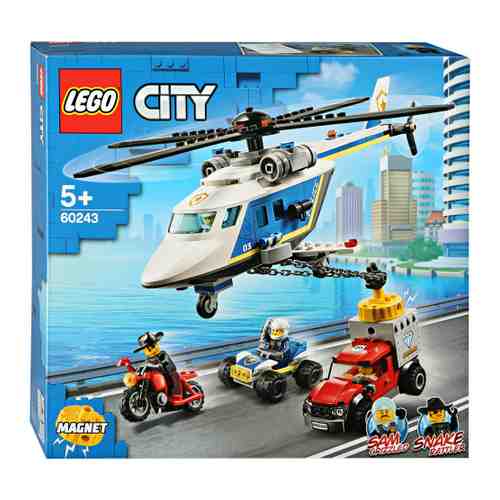 Конструктор Lego City Police Погоня на полицейском вертолете арт. 3409102