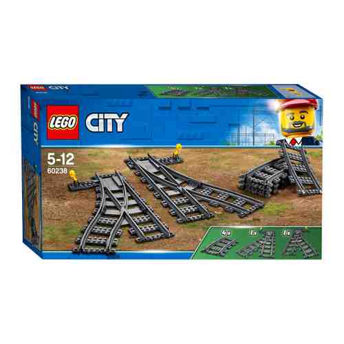 Конструктор Lego City Железнодорожные стрелки арт. 3470076