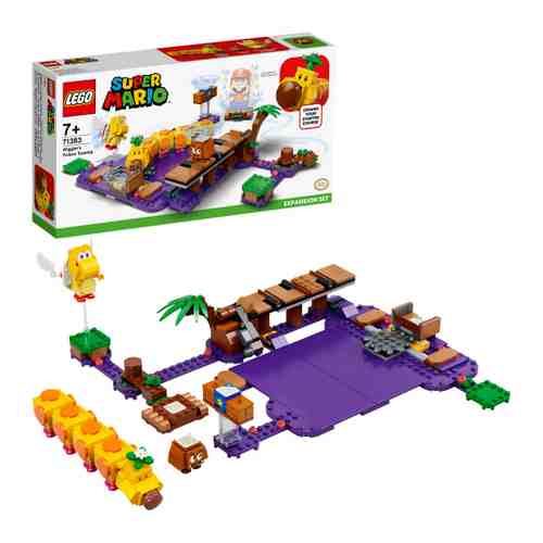 Конструктор Lego Super Mario Дополнительный набор Ядовитое болото егозы арт. 3445976
