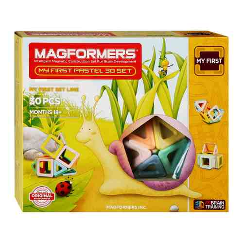 Конструктор магнитный Magformers My First Pastel Set 702013 (30 деталей) арт. 3415491