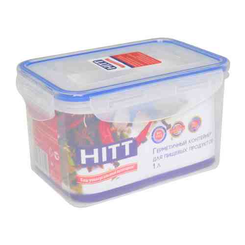 Контейнер пищевой Hitt пластиковый герметичный прямоугольный 1 л арт. 3433720