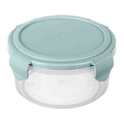 Контейнер пищевой Phibo Smart lock для холодильника и микроволновой печи светло-голубой 550 мл арт. 3446182