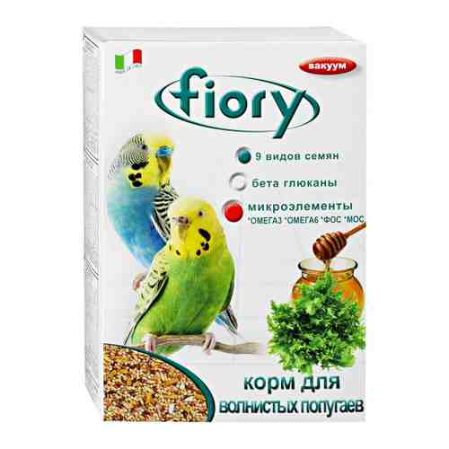 Корм Fiory Pappagallini С Новым Годом! для волнистых попугаев 400 г арт. 3502426