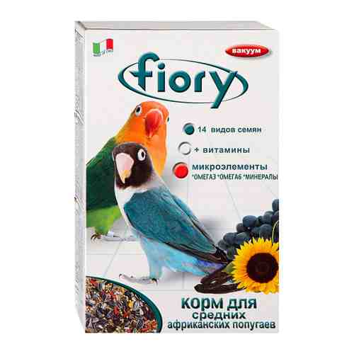 Корм Fiory Parrocchetti Africa для средних попугаев 800 г арт. 3316478