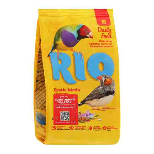 Корм Rio Основной рацион для экзотических птиц 500 г арт. 3496926