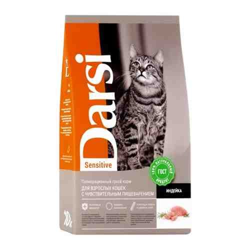 Корм сухой Darsi Sensitive Индейка для кошек 10 кг арт. 3483830