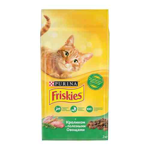 Корм сухой Friskies Adult с кроликом для взрослых кошек 2 кг арт. 3315951