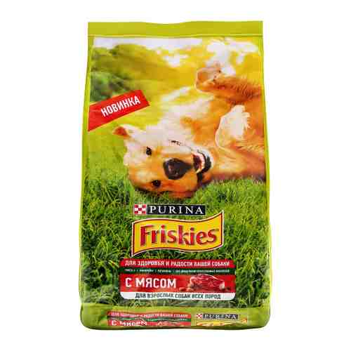 Корм сухой Friskies с мясом для взрослых собак 2 кг арт. 3520164