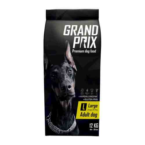 Корм сухой Grand Prix Large Adult с курицей для взрослых собак крупных пород 12 кг арт. 3386829