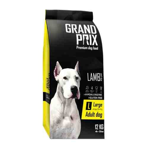 Корм сухой Grand Prix Large Adult с ягненком для взрослых собак крупных пород 12 кг арт. 3386833